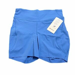 NWT Lululemon Fast and Free High-Rise Short 6" *5 Pocket (Pool Party) Size 12